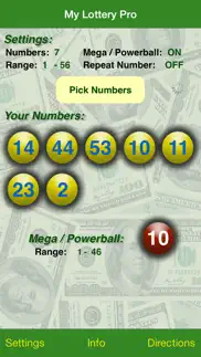 my lottery pro iphone bildschirmfoto 1
