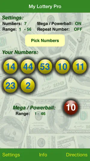 My Lottery Pro screenshot 1