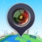 Track live location with your photos using the GPS Camera Map app