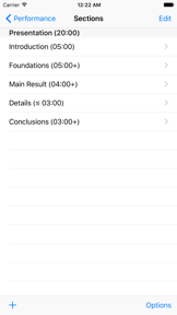 Timer with Sections screenshot