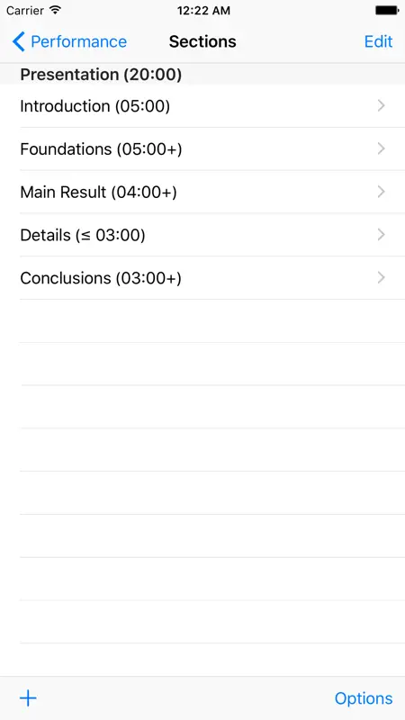 Timer with Sections screenshot 4 of 5