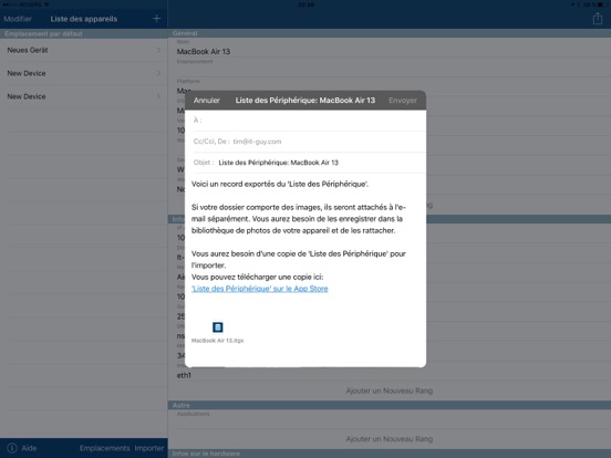 Screenshot #6 pour Liste des Périphérique