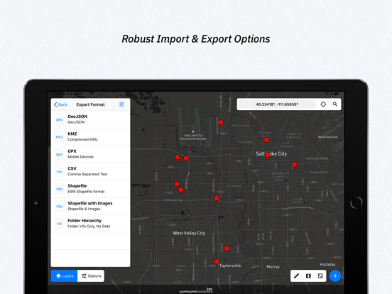Touch GIS iPad screenshot 6 - Productivity app