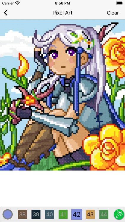 Pixel Art Anime Coloring screenshot-4