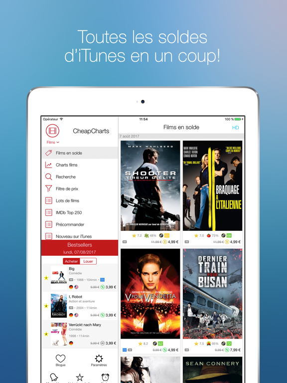 Screenshot #4 pour CheapCharts: Médias en solde