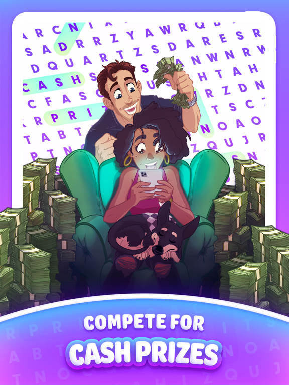 Screenshot #6 pour Real Money Word Search Skillz