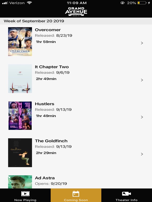 Screenshot #5 pour Grand Avenue Theater