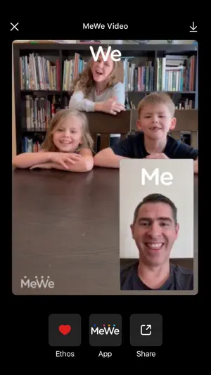 MeWe Camera: Fun Dual-Camera screenshot 1