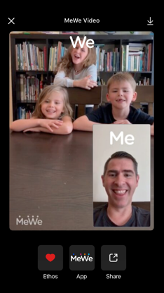 MeWe Camera: Fun Dual-Camera screenshot 1