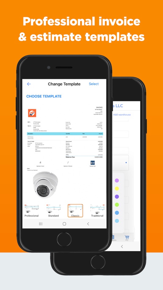 #7. Simple Invoice Maker & Receipt (iOS) 由: SK Tech Systems LLC