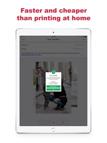 Prints.app - 1hr Print Photos iPad screenshot