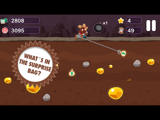 Gold Miner Tom iPad screenshot