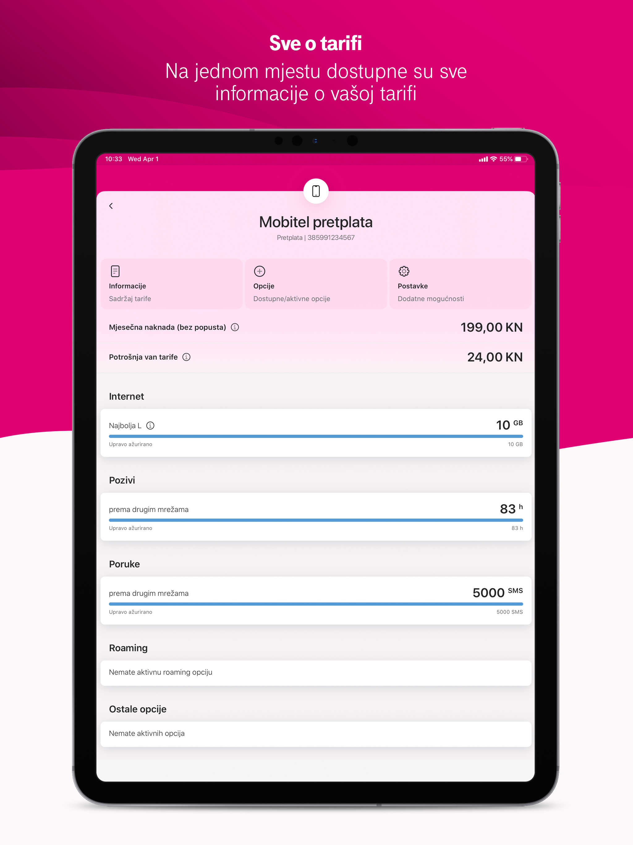 Moj Telekom HR screenshot 12