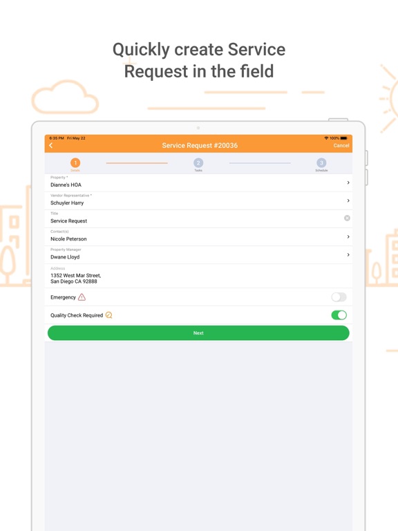 VendorTrax iPad screenshot 1 - Business app