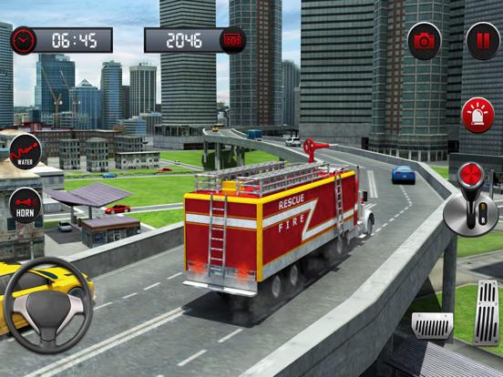 Screenshot #5 pour Feu Camion Simulateur Rescue