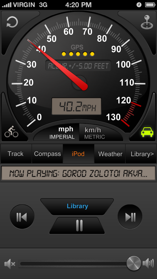 #3. Speedometer GPS+ (iOS) 由: Tigran Mkhitaryan