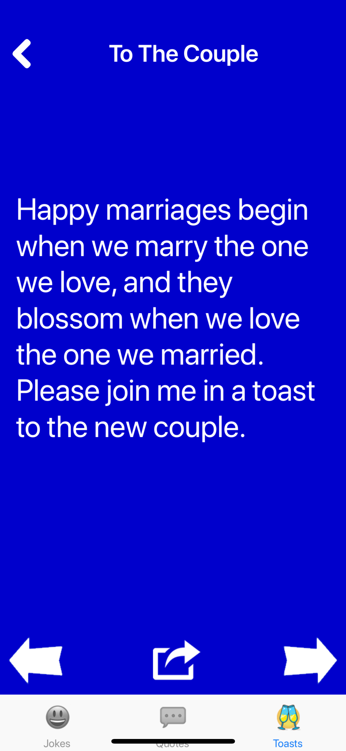 Wedding Jokes Quotes & Toasts screenshot 5