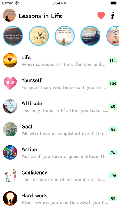 Lessons in Life Quotes Screenshot 1 - AppWisp.com Lessons in Life Quotes Screenshot 1 - AppWisp.com