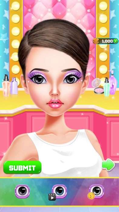 Fashion Show Girls Makeup Game Screenshot