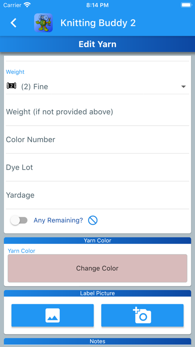 Knitting Buddy 2 iPhone screenshot 9 - Utilities app