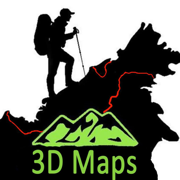 3D Maps:Offline map GPS tracks