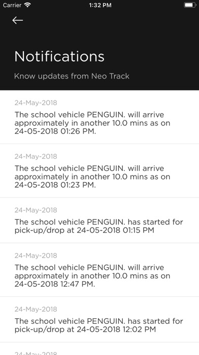 NeoTrack - School Bus Tracking Screenshot