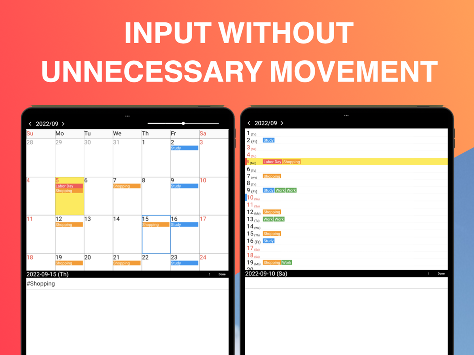 #2. Simple calendar app - Calry (iOS) 由: Foodmenu.world Inc.