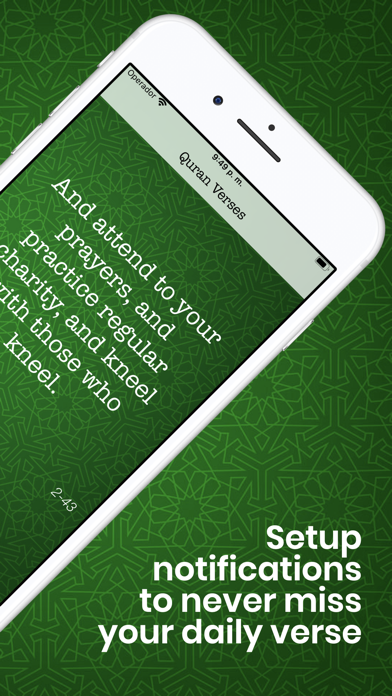 Daily Quran Verses app screenshot 2