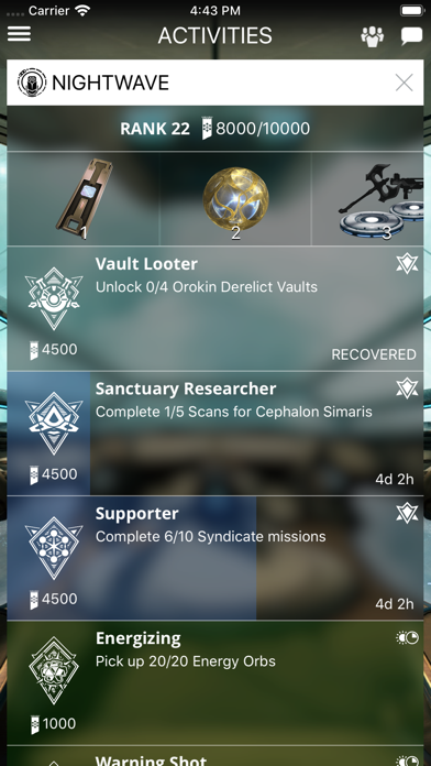 Screenshot #2 pour Warframe Companion