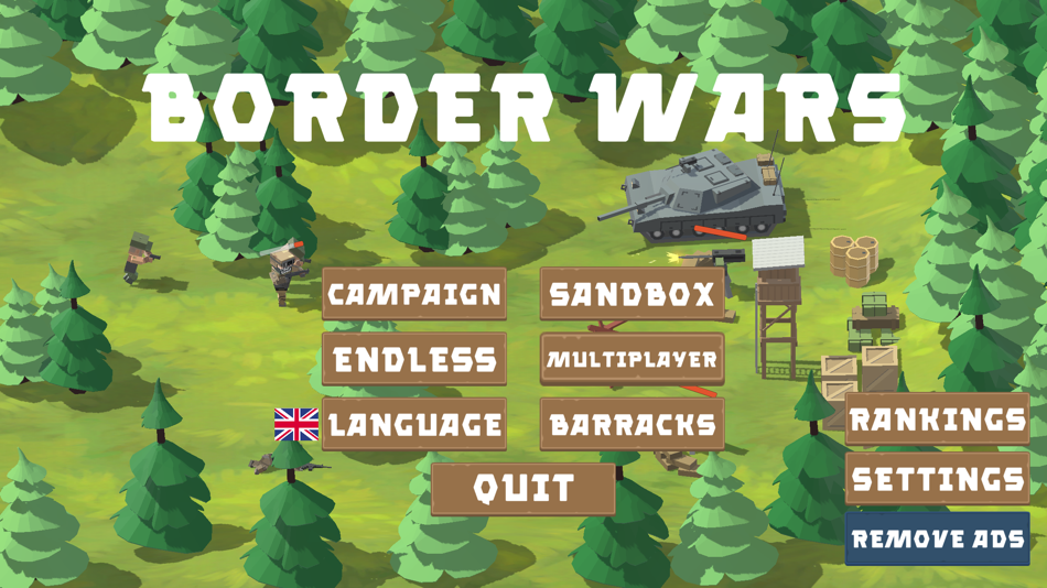 #1. Military Games - Border Wars (iOS) By: Faraz Khan