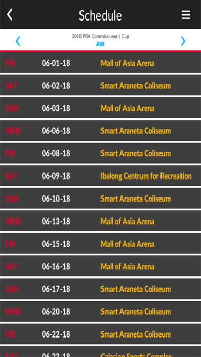 PBA - The App iPhone screenshot 6 - Sports app