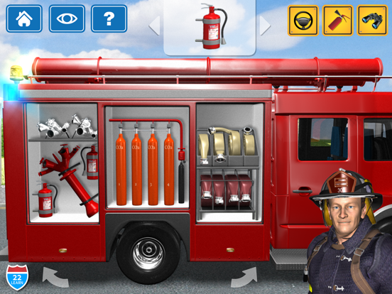 Screenshot #6 pour Kids Vehicles Fire Truck games