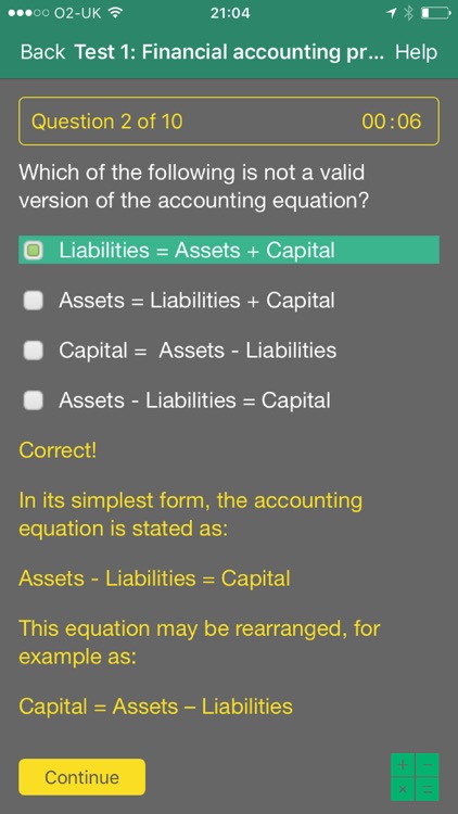 Accounting and Business MCQs