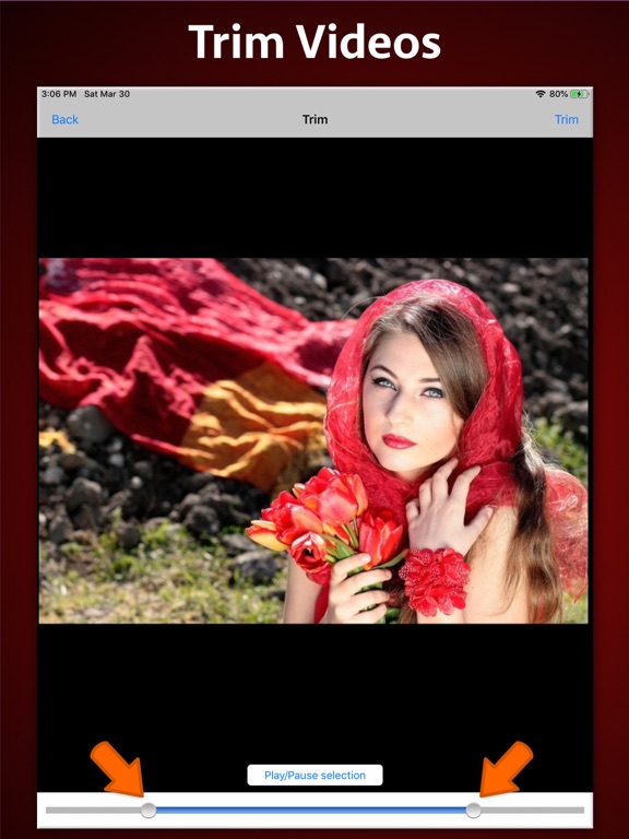 Ezy Video Editor: Trim & Crop iPad screenshot 7 - Photo & Video app