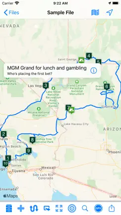 Road Trip Planner Viewer iPhone image 1