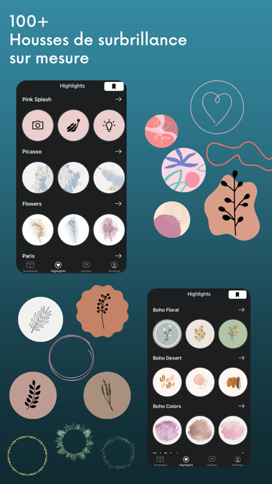 Screenshot #3 pour Highlight Cover Maker ・