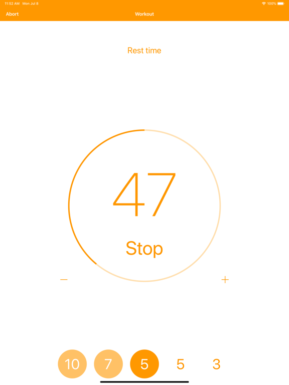 Sportsman. Bodyweight Workout. iPad screenshot 4 - Health & Fitness app