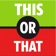 This Or That? - Questions Game app icon - Games app for iPhone