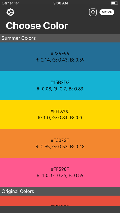 SimpleBackgrounds app screenshot 1