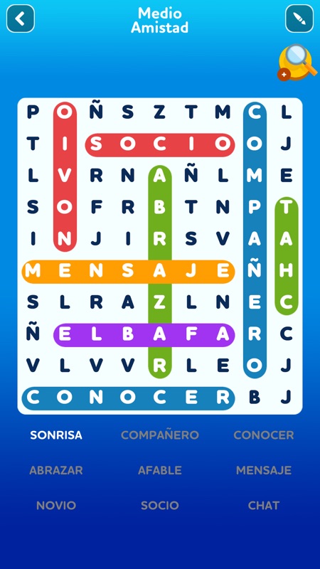 Sopas de Letras Word Search screenshot 1