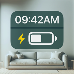 ‎ChargeTime: Clock & Battery