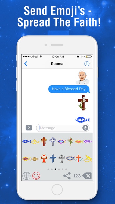 Screenshot #2 pour Christian Emoji-Jesus Stickers
