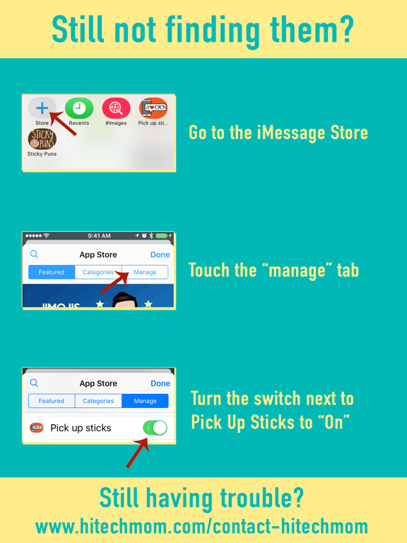 Pick Up Stickers iPad screenshot 3 - Stickers app