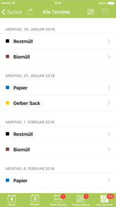 Abfall-App Landkreis Lörrach screenshot 3