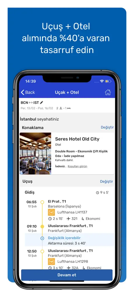 eDreams: Uçak Bileti & Otel
