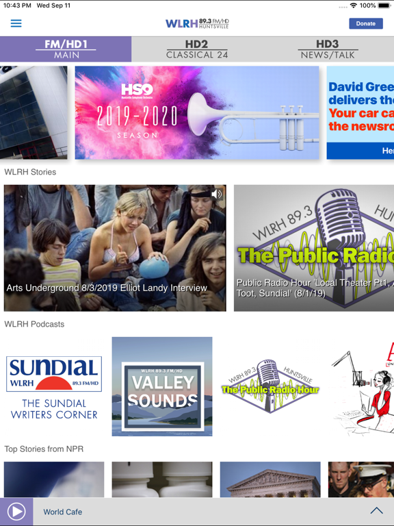 Screenshot #5 pour WLRH Public Radio App