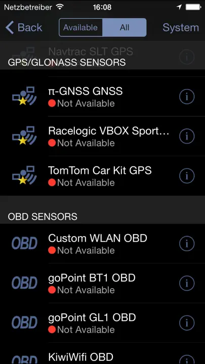 Harry's GPS/OBD Buddy iPhone Ekran Görüntüsü 5