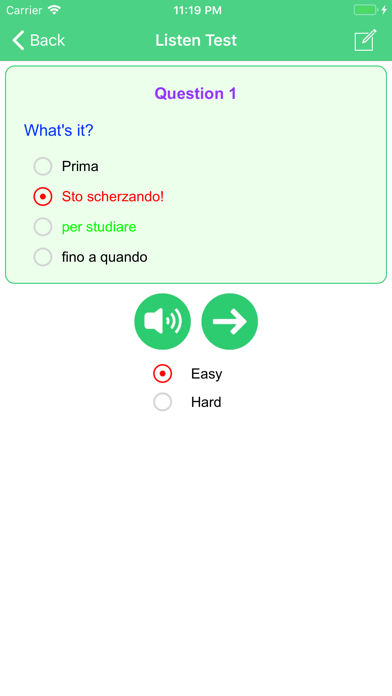 Learn Italian Quick Phrases Screenshot 5 of 7