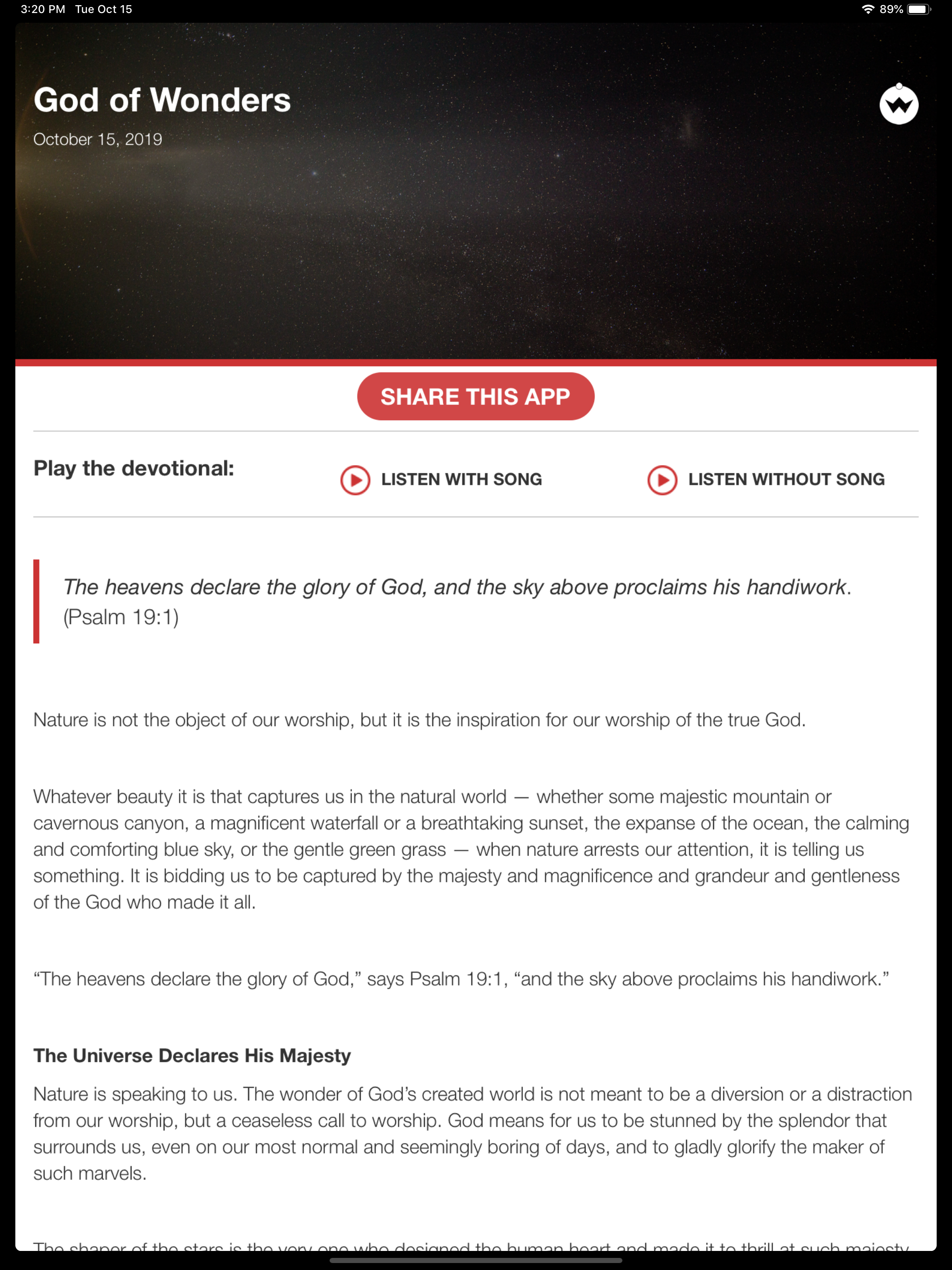 Daily Devo screenshot 5