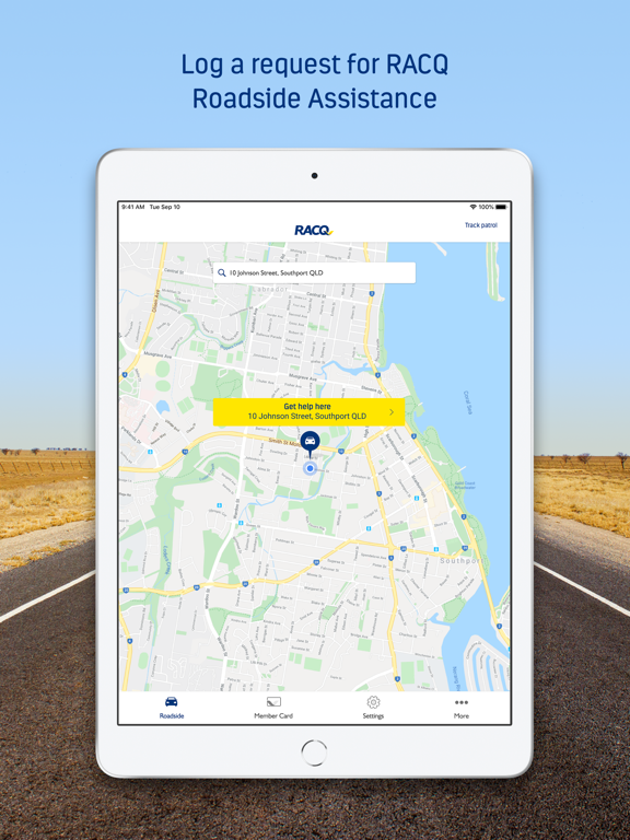 RACQ Roadside Assistance iPad screenshot 2